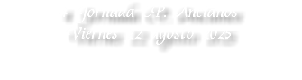 4 Jornada CP. Ancianos Viernes 22 agosto 2025