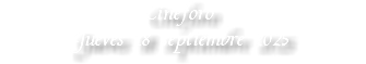 Cineforo Jueves 18 septiembre 2025